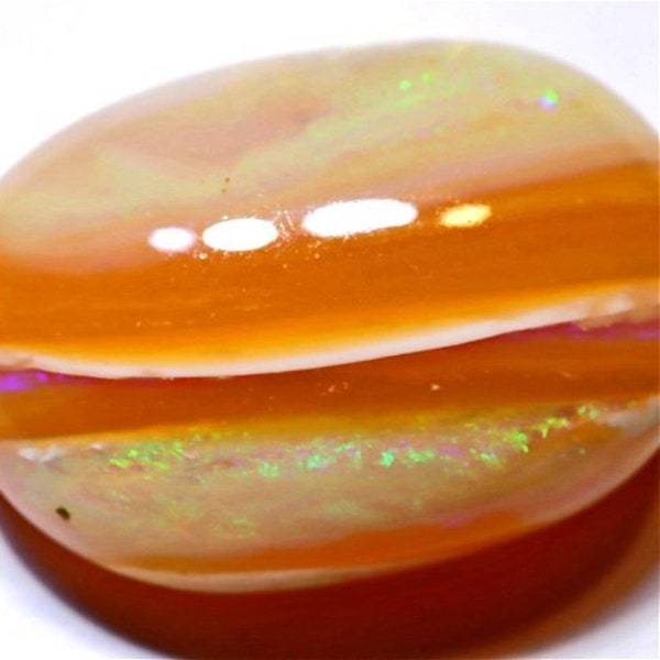 23.01 Carats Boulder Pipe Opal Polished Stone