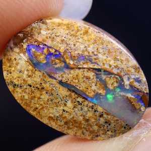 6.75 Carats Boulder Pipe Opal Cut Stone