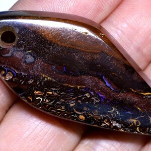 90.53 Carats Drilled Koroit Opal Cut Stone
