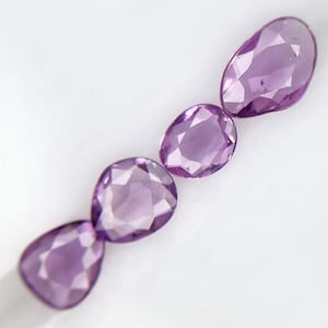 1.60 Carats Rose Cut Fancy Purple Sapphire Parcel