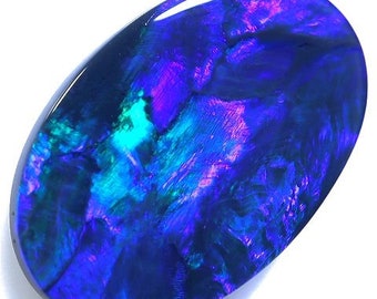 7.13 carats N3 Lightning Ridge Black Opal Stone