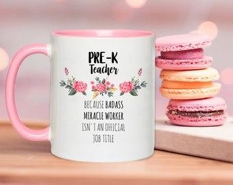 Pink Handle Mug Etsy