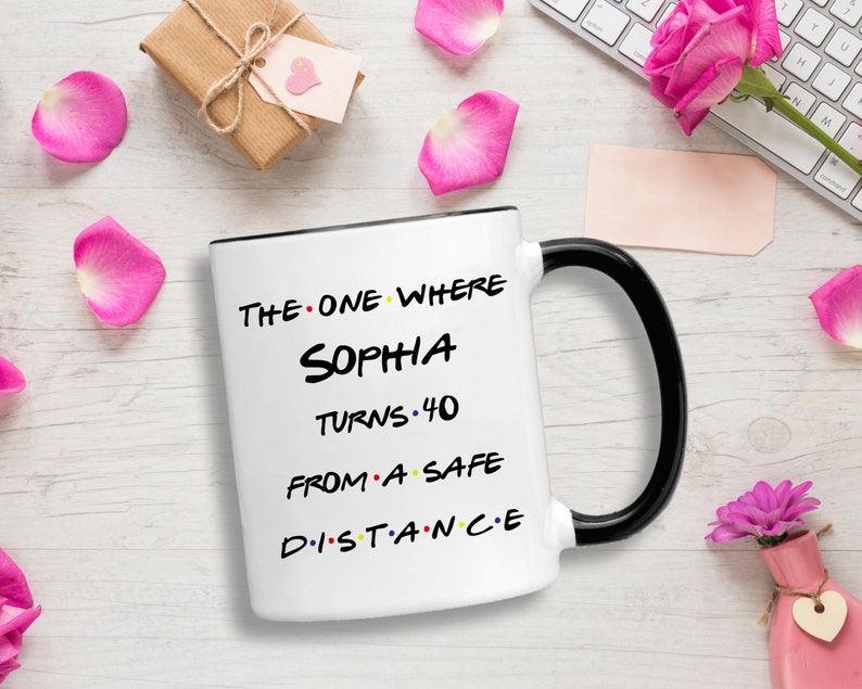 Personalized Quarantine Birthday Gift The One Where Turns 40 Etsy