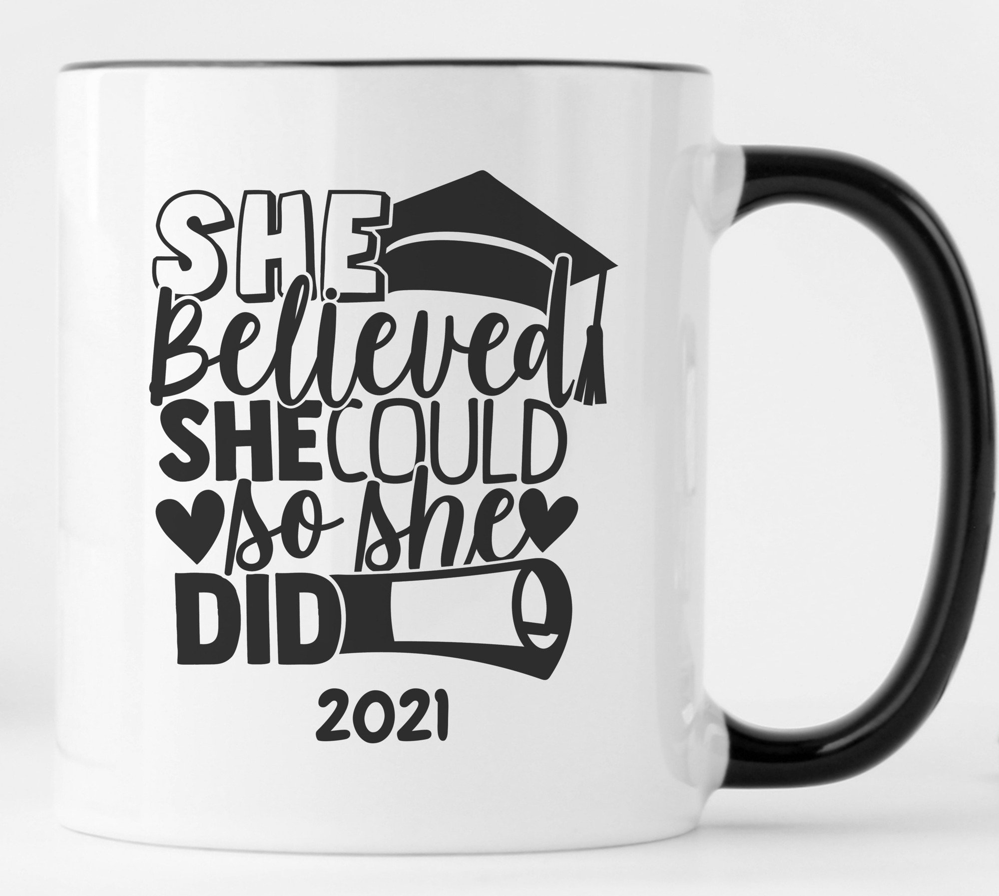 Personalized Graduation Gift For Girlfriend Black Handle ...