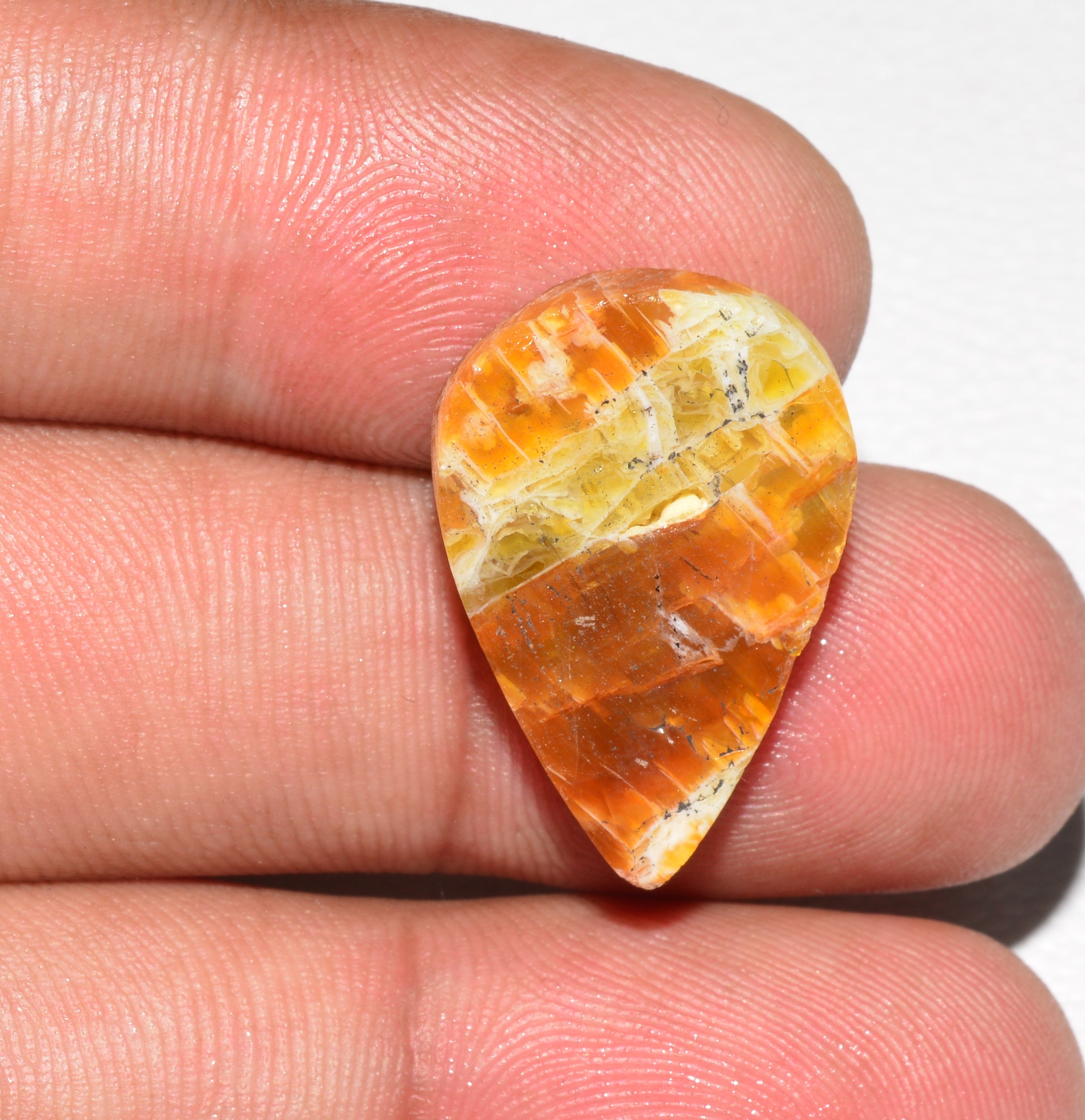 Attractive 10.75 Ct. Natural Yellow Opal Pear Shape Smooth Etsy