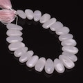 Pink Quartz Beads\/Natural Quartz Smooth Nugget Beads\/1 Strand Pink Quartz Gemstone\/8 product logo
