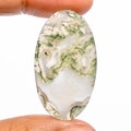 Good Quality Moss Agate Gemstone\/Moss Agate Gemstone\/Moss Agate Cabochon Loose Gemstone\/Pendant Size Agate\/Oval Shape Moss Agate Gemstone product logo