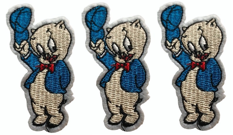 Looney Tunes Yosemite Sam Embroidered Iron On Patch Set of 3 Patches