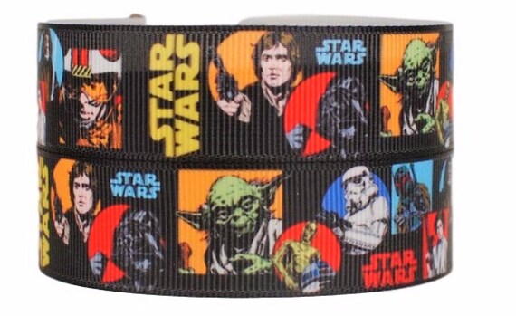Super Hero 1/" Wide Repeat Ribbon Sold By The Yard USA Seller