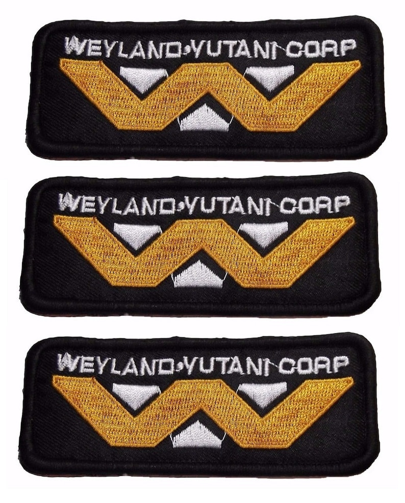 Alien Weyland-Yutani Wing Uniform 3 Inch Wide Embroidered Iron On Movie Patch