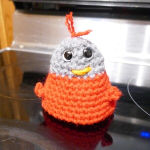Flip-A-Bird Stuffie | Novelty Plush | Gag Gift | Friend Gift cardinal red