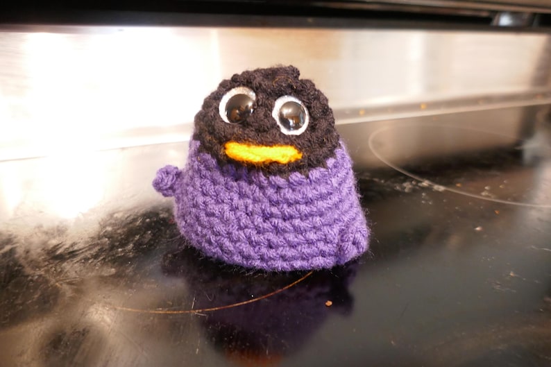 Flip-A-Bird Stuffie | Novelty Plush | Gag Gift | Friend Gift Purple