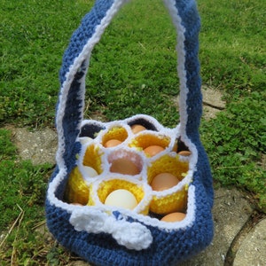 Child Size Crochet Egg Apron 