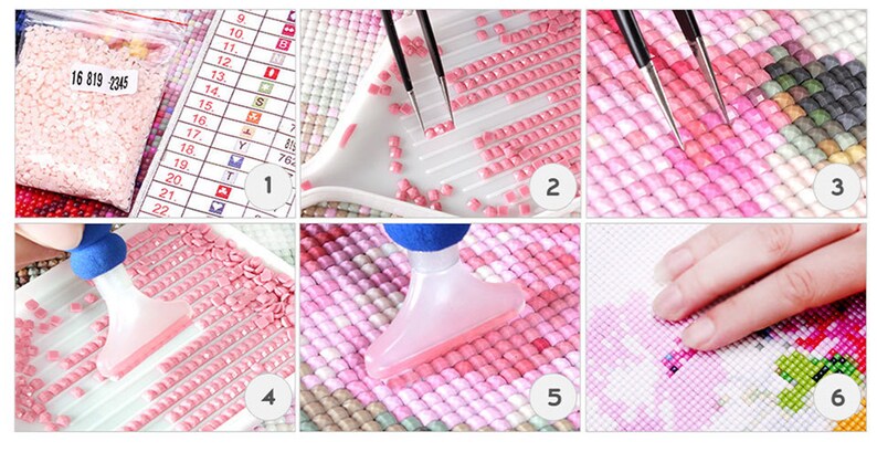 Cartoon Diamond Painting Cross Stitch Little Girl 5D DIY Full Drill Child Diamond Mosaic Painting Rhinestones Gift