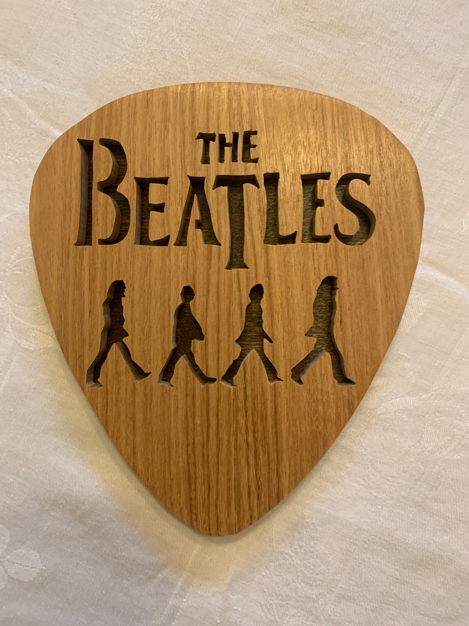 The Beatles Guitar Pick Wall Hanging Etsy