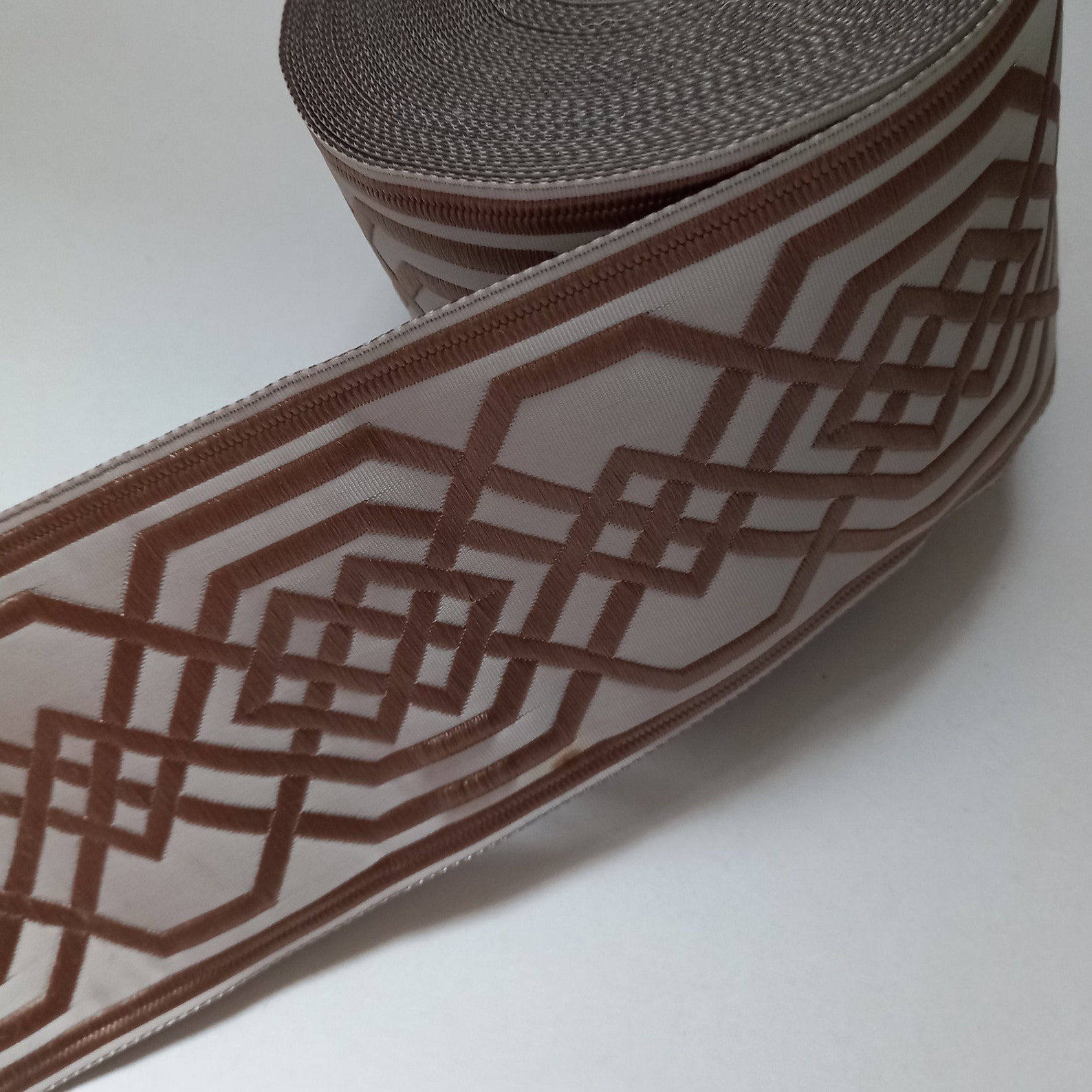 Fabric Trim Tape for Curtains Blue Navy Green Gray Tan by the Etsy