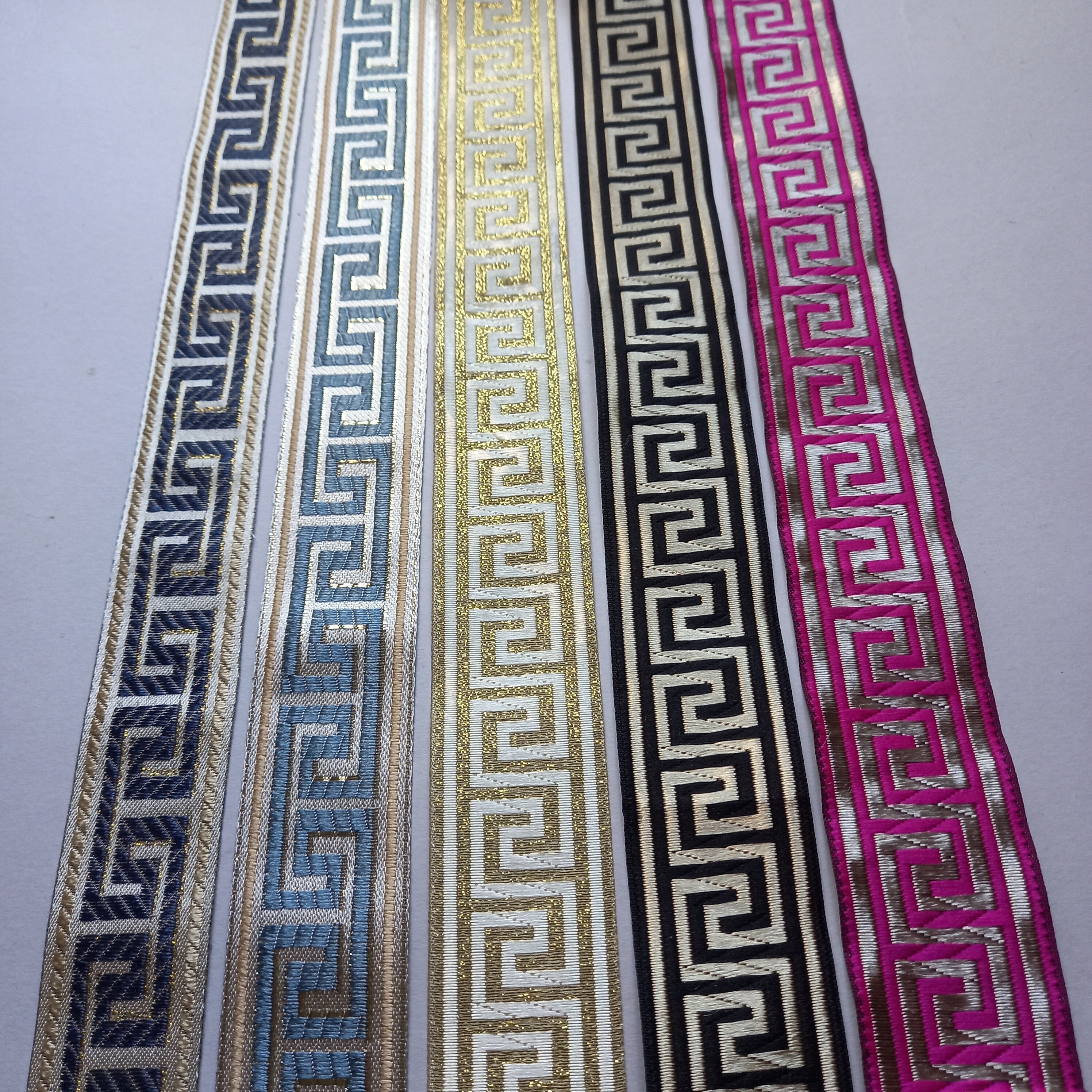 CURTAIN TRIM Jacquard Border Fabric Trim for Curtains Brocade