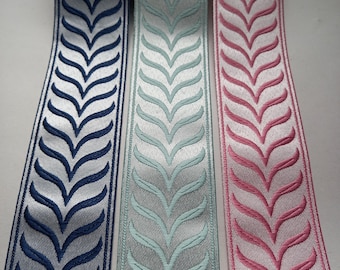 Crest Curtain Fabric Trim 2 1/2 - 3 1/2 Inch Drapery Ribbon Tape