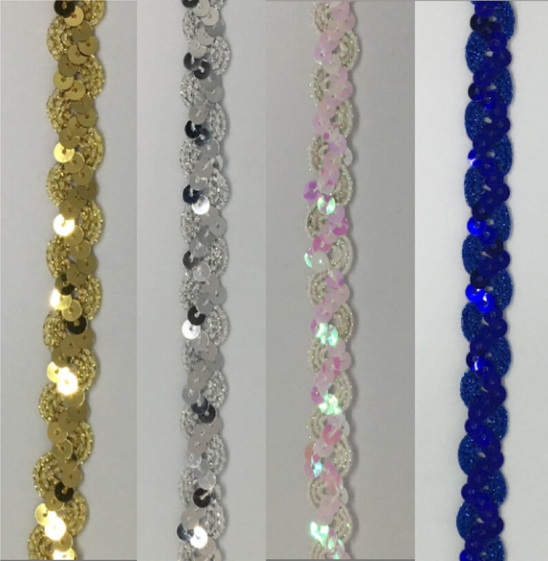 15mm NEW.! .......RED STRETCH SEQUIN TRIM