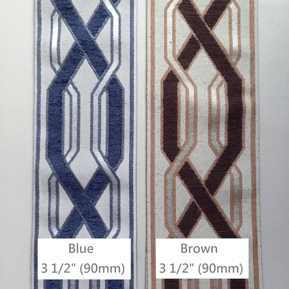 Decorative Fabric Trim for Curtains, Embroidery Decorative Trim, 3