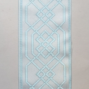 brown curtain trim, geometric fabric trim, blue drapery tape by the yard, neutral tan tape thiabut for drape #1 light blue 90mm