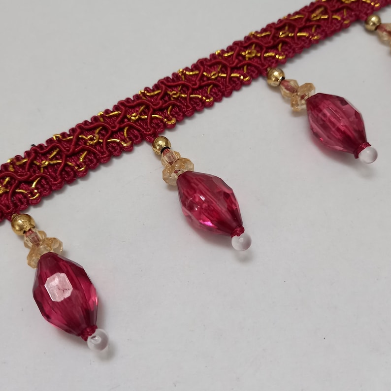 Beaded Trim by the Yard Bead Trim Beading Trim 2 1/2 Inch 6 Etsy