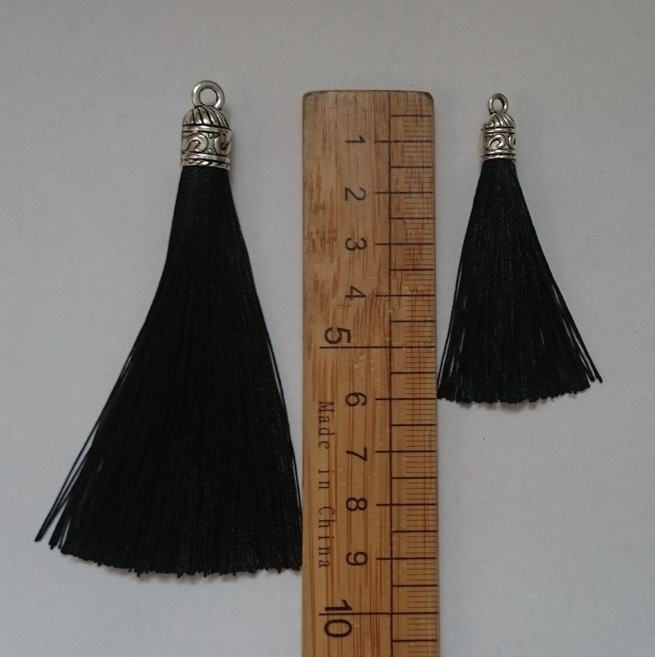 9cm silk tassel with cap for sewing bookmark tassels purse Etsy