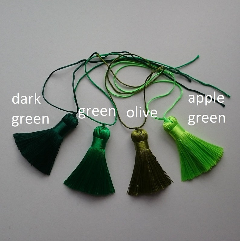 Small tassel bookmark tassel for bookmarks with tassel 2 Etsy