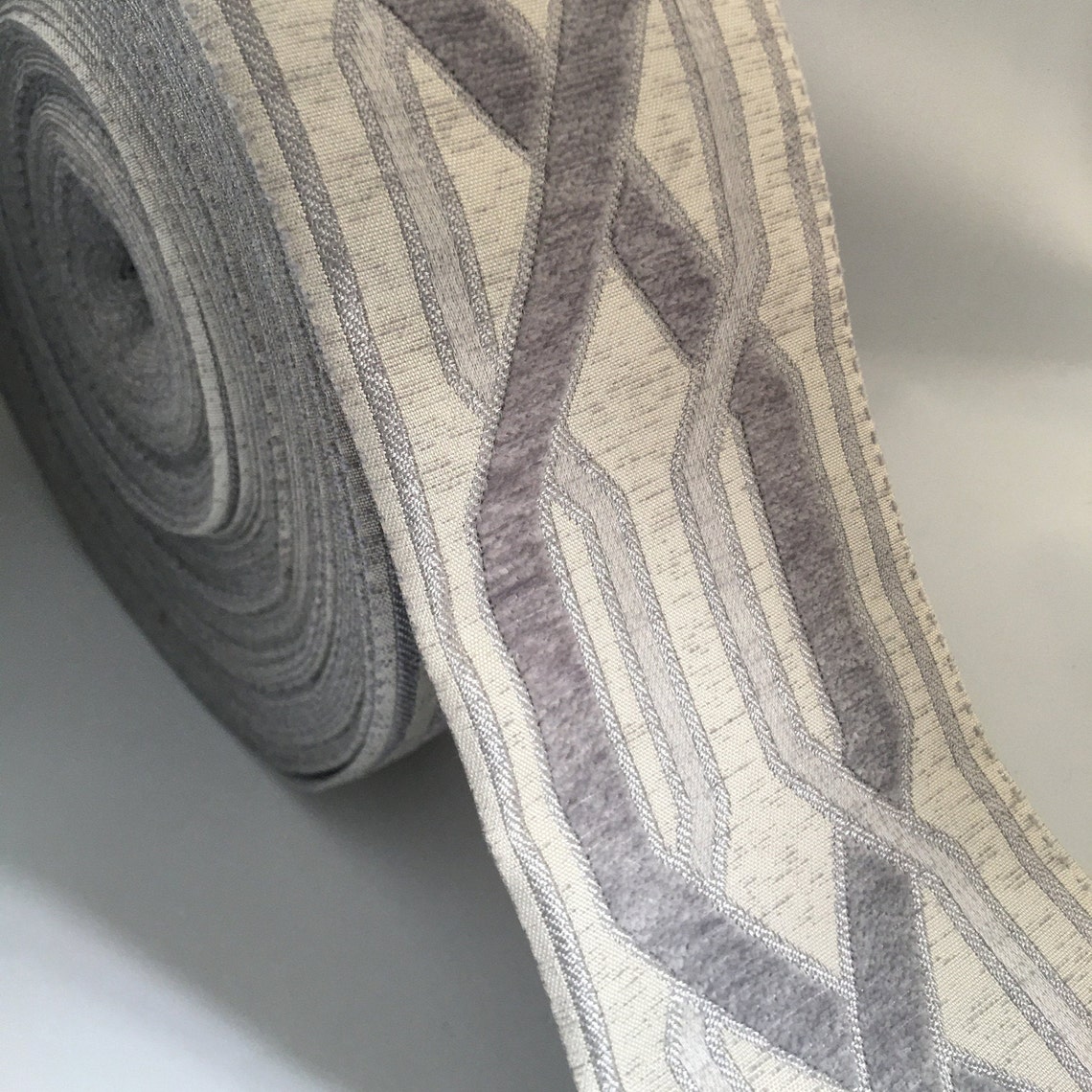 Curtain trim velvet fabric trim tape 90mm tape trim by the Etsy