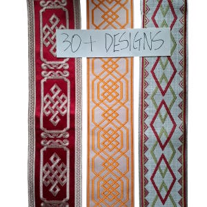 Orange red trim for curtain drapery trimmings tape, decorative upholstery pillow fabric border