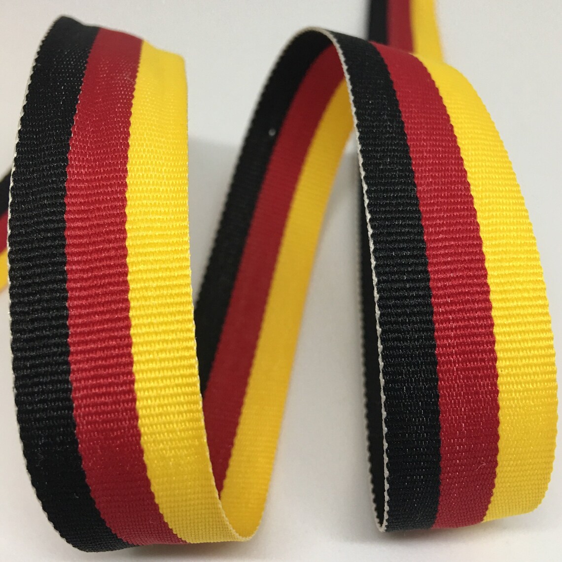 German flag ribbon medal ribbon grosgrain ribbon by the Etsy