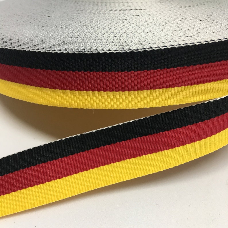 German flag ribbon medal ribbon grosgrain ribbon by the Etsy