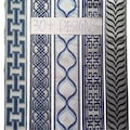 Blue Navy Curtain Fabric Trim: Drapery Designer Border Edging Tape product logo