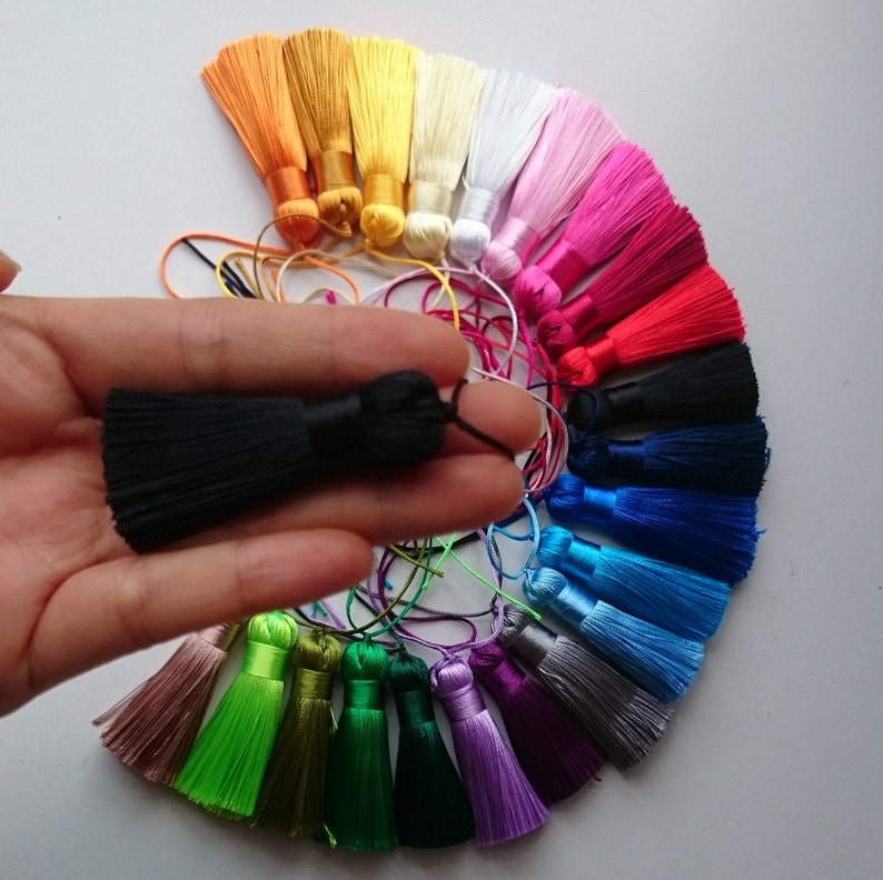 Small tassel bookmark tassel for bookmarks with tassel 2 Etsy