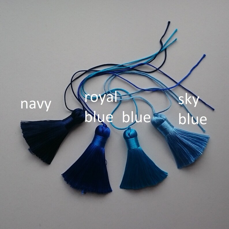Silk small tassel 2 inch 5cm tassels for jewelry bookmark Etsy