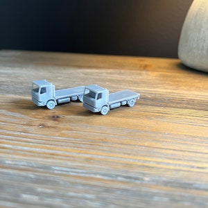 N SCALE 1:160 Utility Flatbed Truck (2pk) RESIN 3D Printed