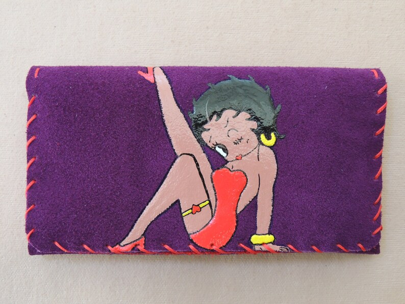 Handmade leather tobacco pouch.