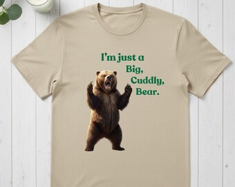 Camiseta de oso grande y achuchable