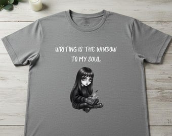 La escritura es la ventana a mi alma (camiseta)