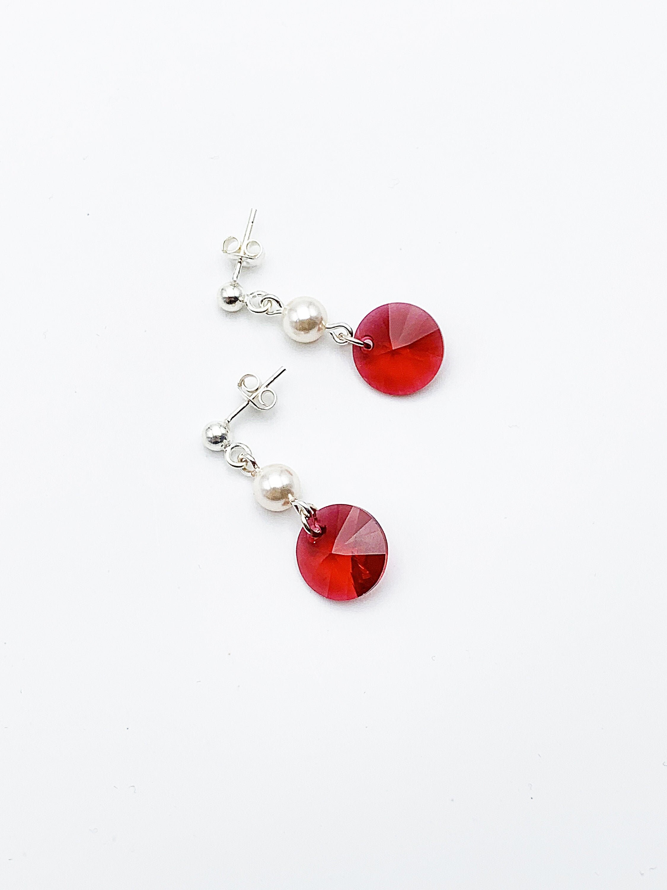 Mecresh Red Black Blue Big Crystal Drop Earrings for Women 2019 Engagement  Wedding Jewelry Statement Oval Dangle Earrings MEH988 - AliExpress
