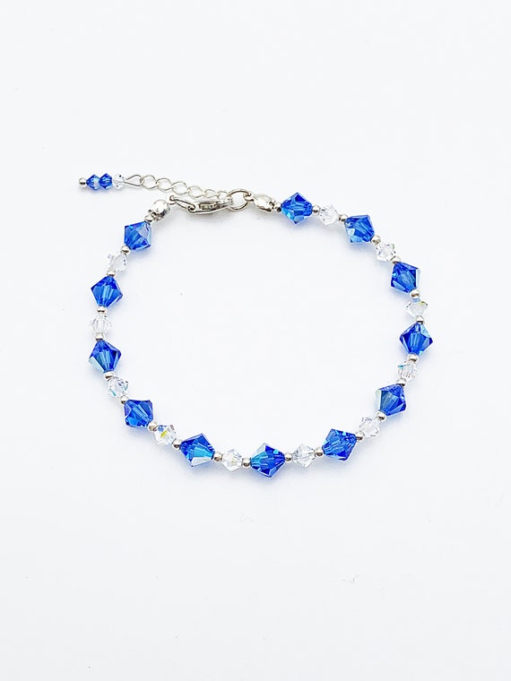 Blue colour bracelet discount
