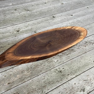 3 Foot Live Edge Walnut Cookie- Large Serving/Cutting Board