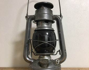 Vintage Paraffin Oil Lamp Czech Republic Railroad