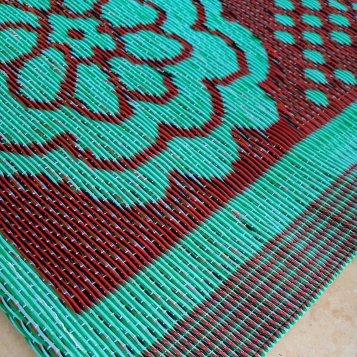 Extra large outdoor indoor African plastic mat Etsy