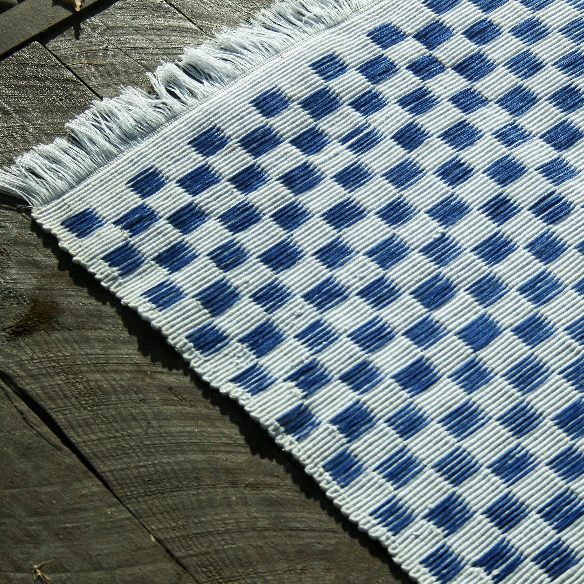 Tapis Tissé en Coton, Descente de Lit