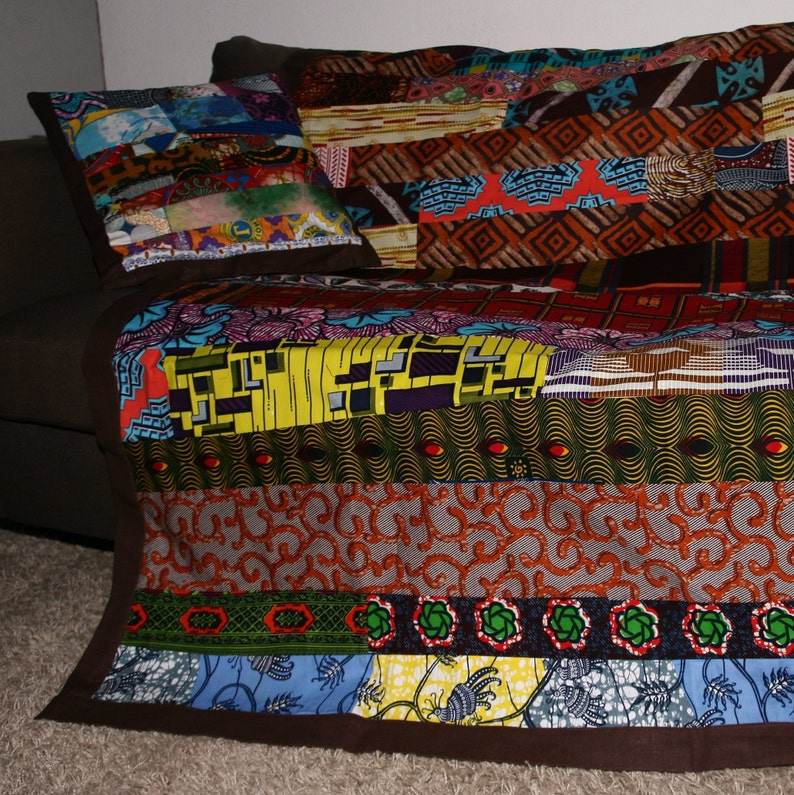 Patchwork sofa cover African sofa cover Etsy