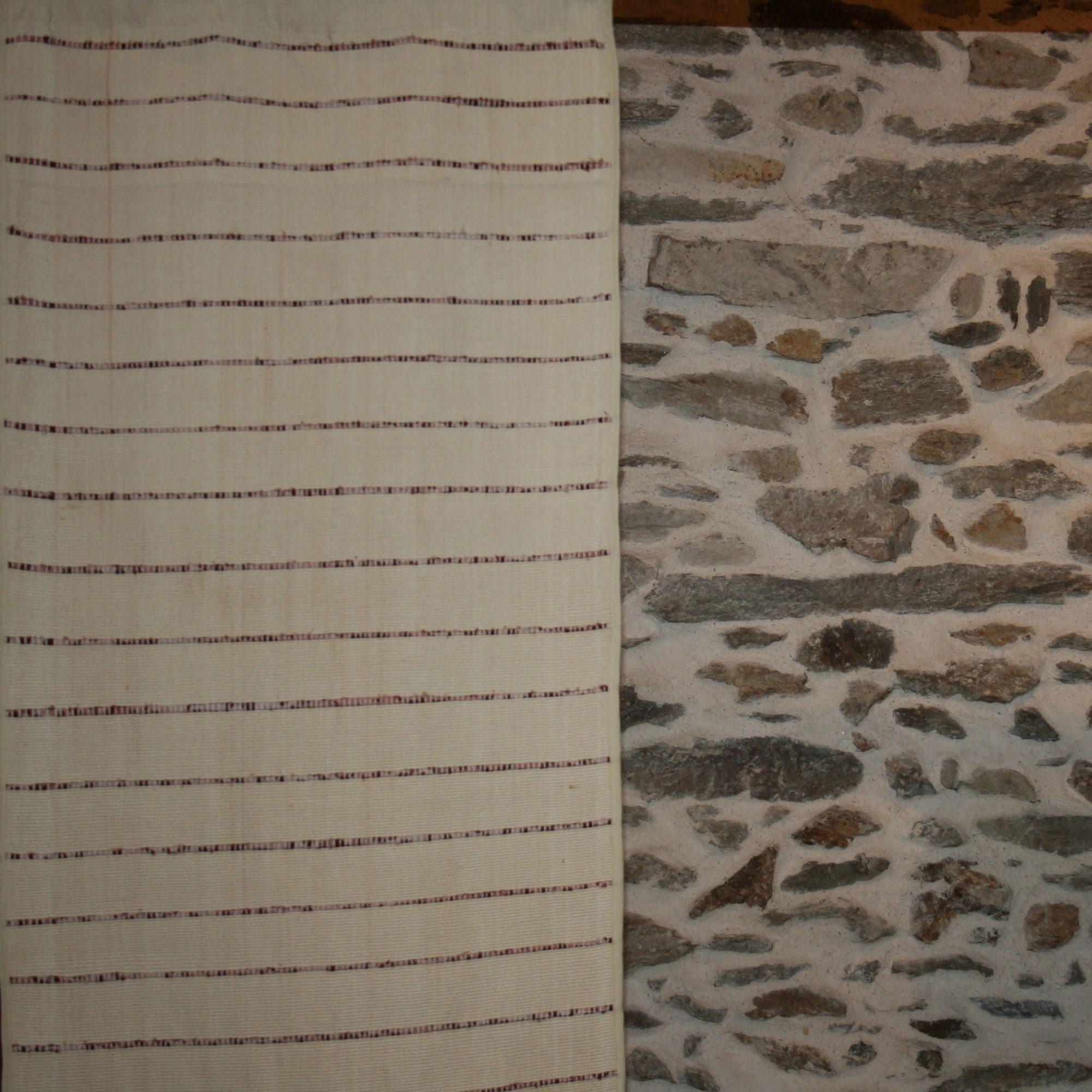 Rideau Panneau Japonnais en Pagne Tissé