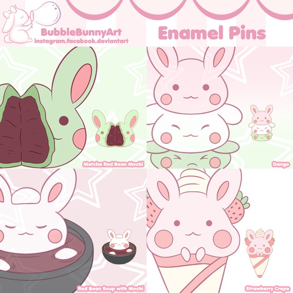 TINY RED ENAMEL BUNNY