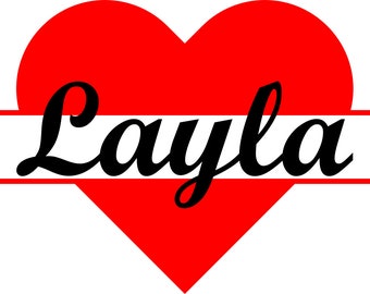 Download Split Heart Svg Etsy