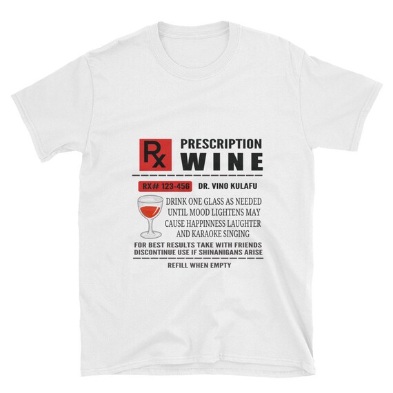 Wine Prescription Etsy
